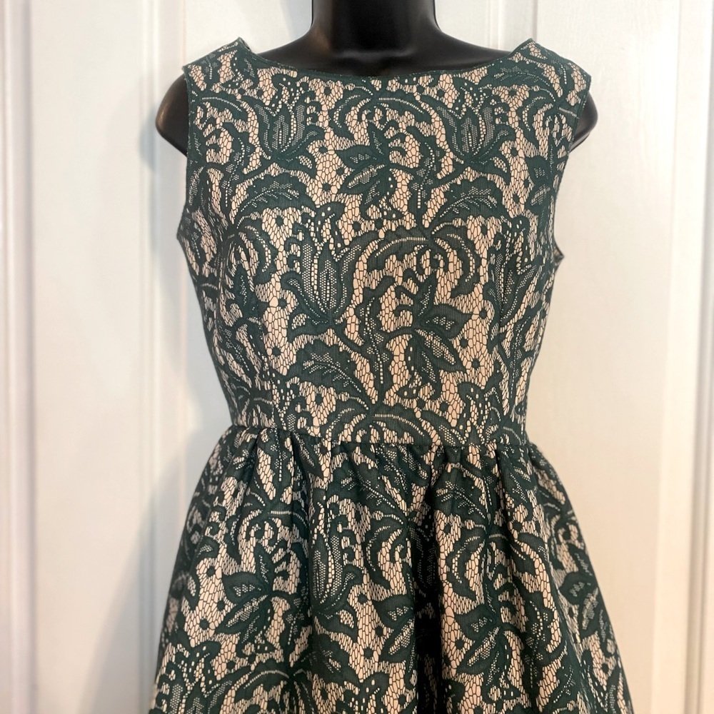 “ZARA” Tulip Lace Overlay Dress - Picture 6 of 16